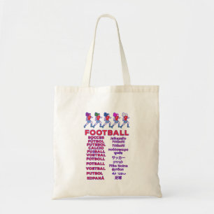 Bolso De Tela Fútbol en múltiples idiomas - Calcio Soc fußball