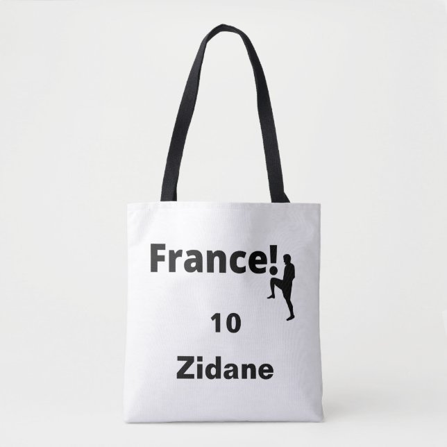Bolso De Tela Fútbol Francia, personalizable (Anverso)