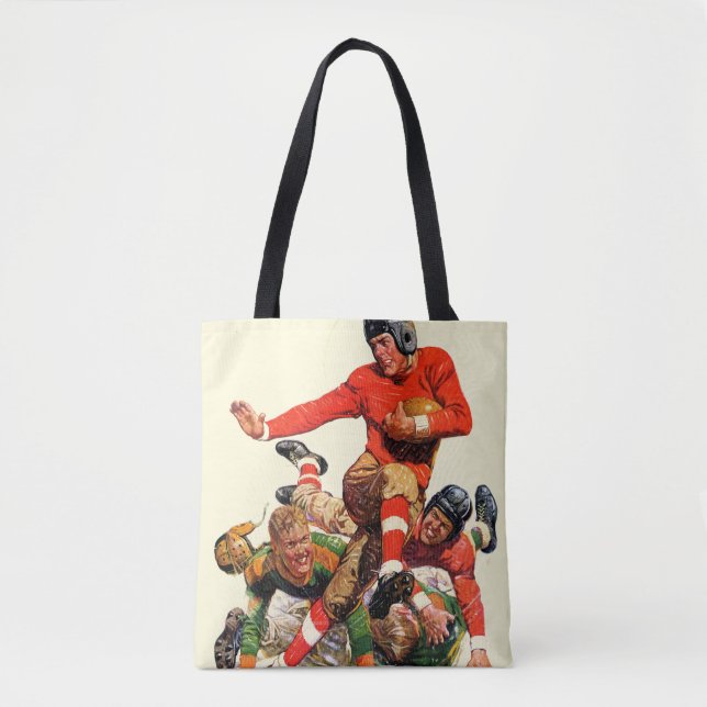 Bolso De Tela Fútbol Universitario (Anverso)