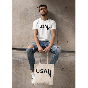 Bolso De Tela Futbolista de Estados Unidos