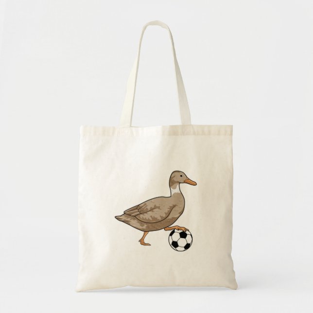 Bolso De Tela Futbolista del Duck Soccer (Frente)