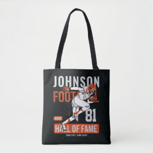 Bolso De Tela Futbolista personalizado NÚMERO de equipo deportiv