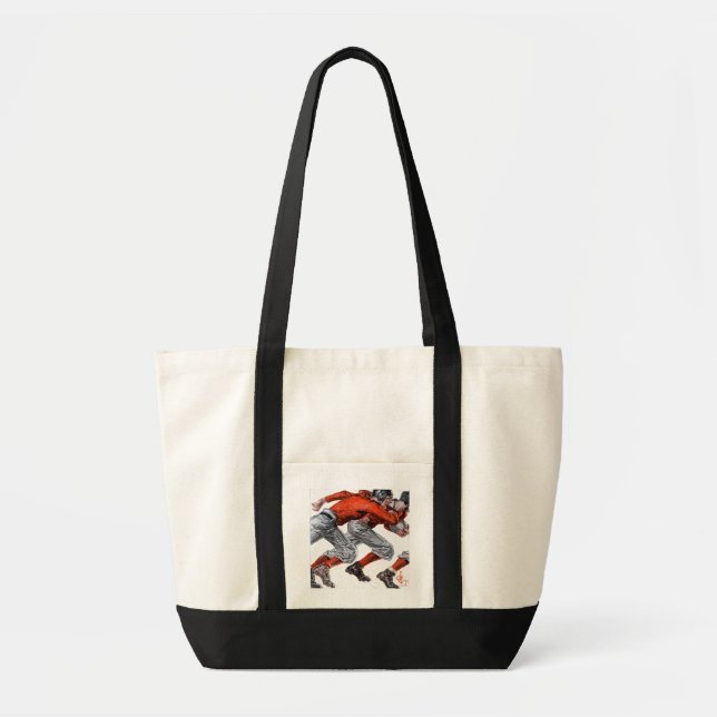 Bolso De Tela Futbolistas (Frente)