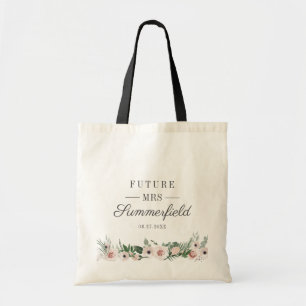 Bolso De Tela Futura Sra. Bridal Shower Script Pre Boda Novia
