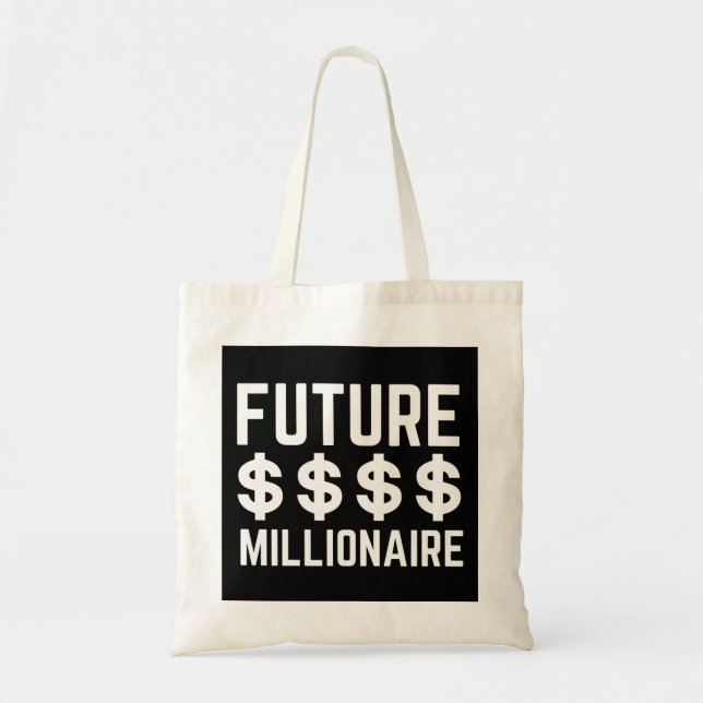 Bolso De Tela Future Millionaire (Frente)