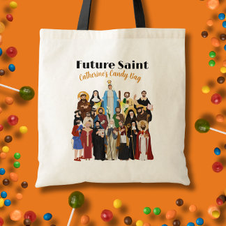 Bolso De Tela Futuro Santo Halloween Todos los Santos Dulces