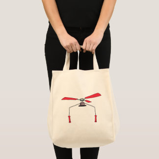 Bolso De Tela Gadget Helicóptero de Sombrero Divertido.