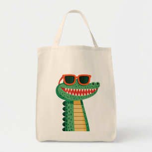 Bolso De Tela Gafas de sol de cocodrilo divertidas Animal de dib