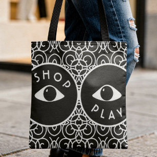 Bolso De Tela Gafas de sol geométricas de dos tonos