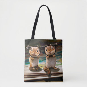 Bolso De Tela Gafas en la lectura