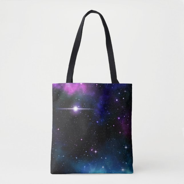 Bolso De Tela Galaxia (Anverso)