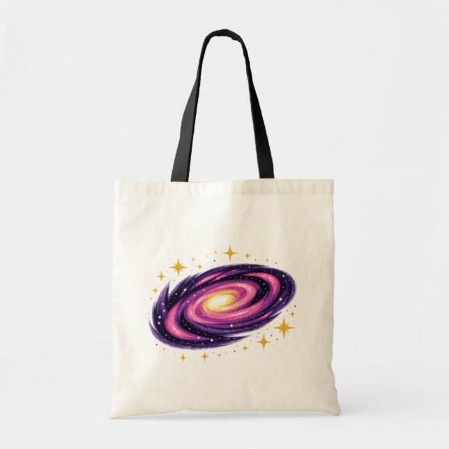 Bolso De Tela Galaxia (Frente)