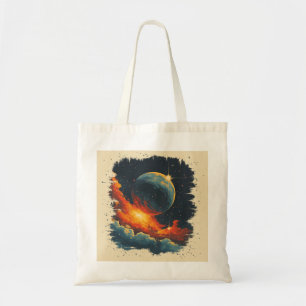 Bolso De Tela Galaxia de estilo retro
