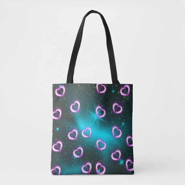 Bolso De Tela Galaxia del corazón (Anverso)