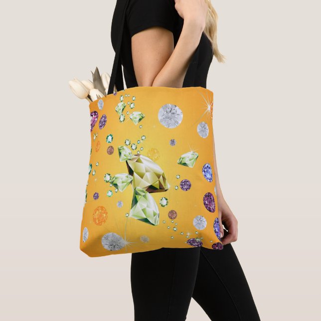 Bolso De Tela Galaxia Diamond 7 (Detalle)