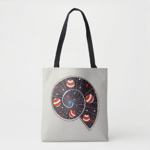 Bolso De Tela Galaxia espacial Planetas divertidos Astronomía Sn