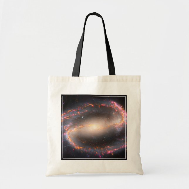 Bolso De Tela Galaxia Espiral Ngc 1300. (Frente)