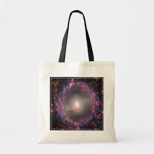 Bolso De Tela Galaxia Espiral Ngc 3351. (Frente)