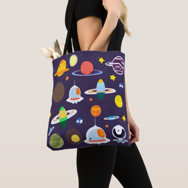 Bolso De Tela Galaxia Estrella del Planeta Espacial (Detalle)