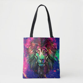 Bolso De Tela Galaxia Hipster del León Arcoiris
