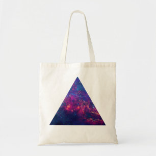 Bolso De Tela Galaxia Hipster / Triángulo Espacial