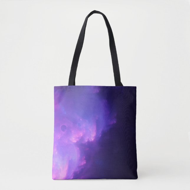 Bolso De Tela galaxia púrpura (Anverso)