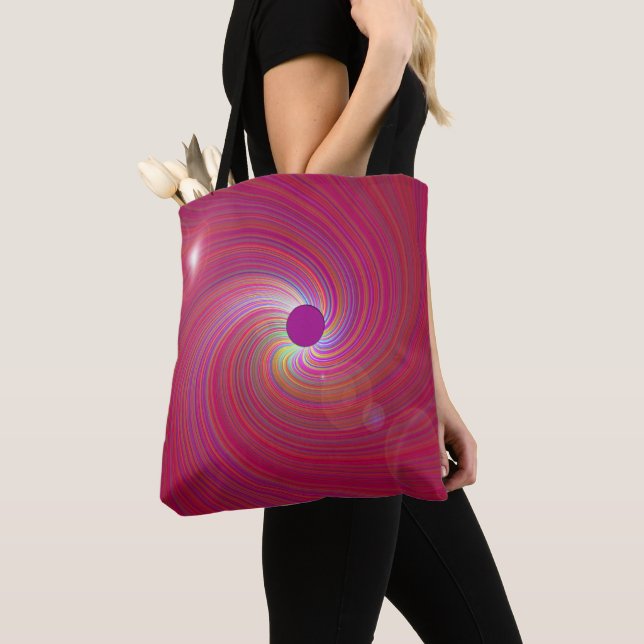 Bolso De Tela Galaxia rosa..... (Detalle)