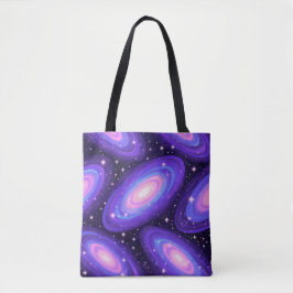 Bolso De Tela Galaxy Swirls Pattern Dreamy Cosmic Nebula Design