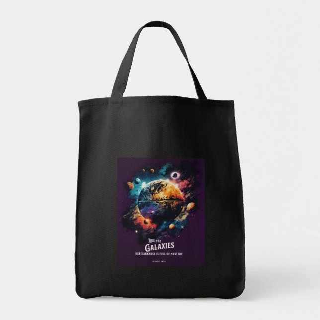 Bolso De Tela Galaxy Tote Bag (Frente)