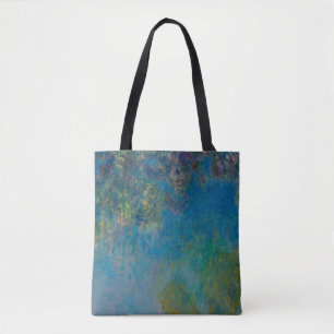 Bolso De Tela Galería floral de Claude Monet Wisteria Bella Art