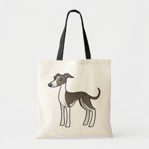 Bolso De Tela Galgo del dibujo animado/Whippet/galgo italiano