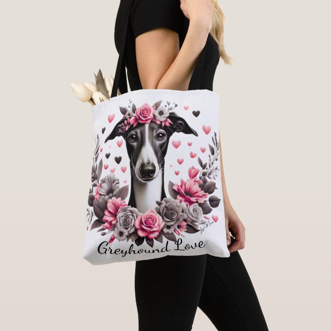 Bolso De Tela Galgo Dog Iggy Galgo (Detalle)
