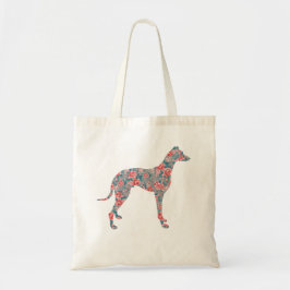 Bolso De Tela galgo floral