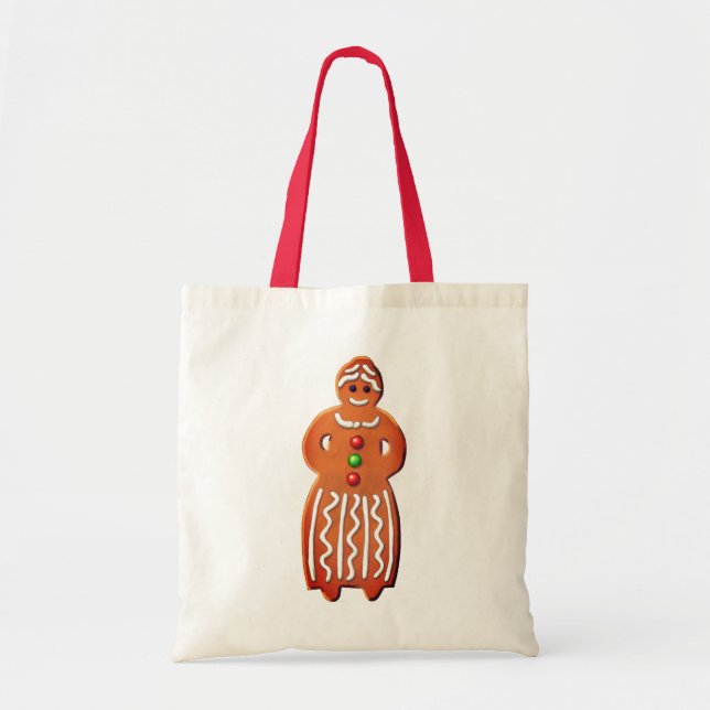 Bolso De Tela Galleta de pan de especias (Frente)
