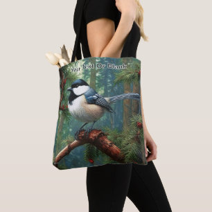 Bolso De Tela Galleta de pollo de punta negra