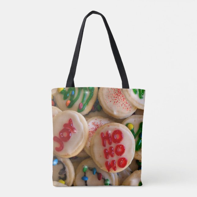 Bolso De Tela Galletas de Navidad (Reverso)