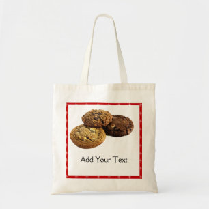 Bolso De Tela Galletas y otros postres deliciosos en rojo