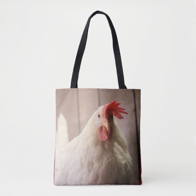 Bolso De Tela Gallina  (Anverso)