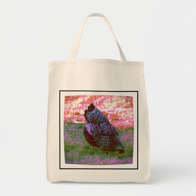 Bolso De Tela Gallina feliz (Frente)