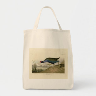 Bolso De Tela Gallinule púrpura de los pájaros de América de Aud