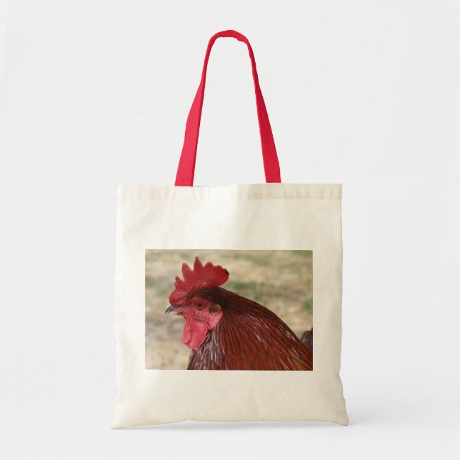 Bolso De Tela Gallo (Frente)