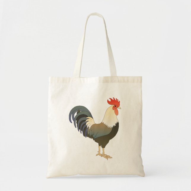 Bolso De Tela Gallo (Frente)