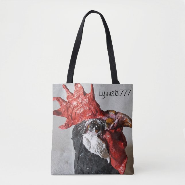Bolso De Tela Gallo  (Anverso)