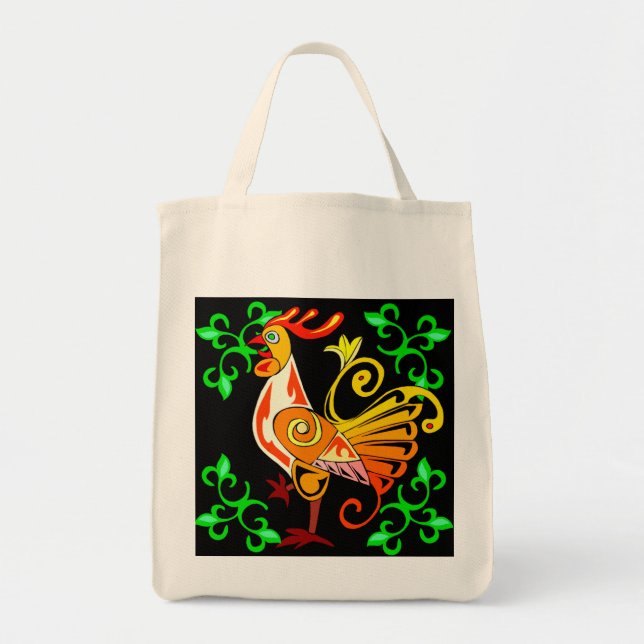 BOLSO DE TELA GALLO (Frente)