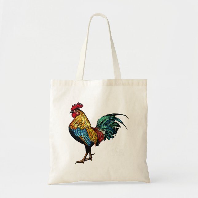 Bolso De Tela gallo de gallina hawaii aloha hawaiian 157 (Frente)
