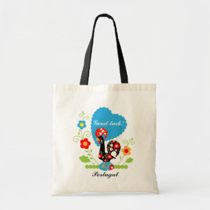 Bolso De Tela Gallo portugués de la suerte