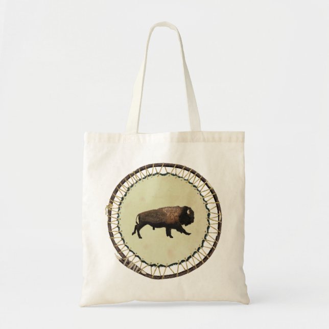Bolso De Tela Galloping Bison (Frente)