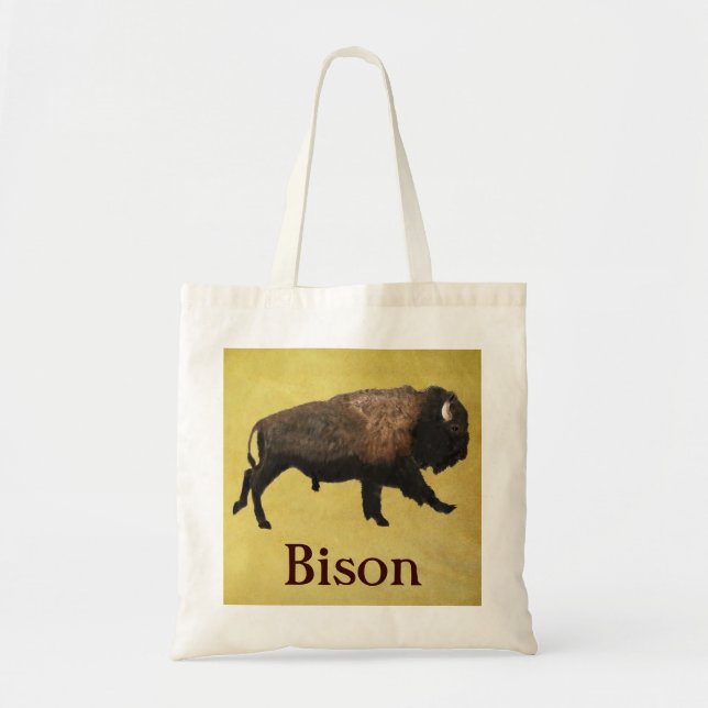 Bolso De Tela Galloping Bison (Frente)