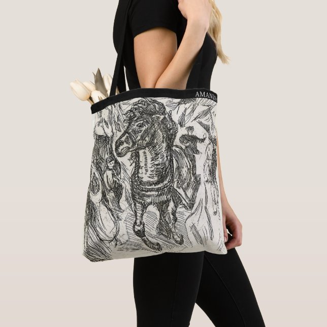 Bolso De Tela Galloping Horse – Edvard Munch – Personalized (Detalle)
