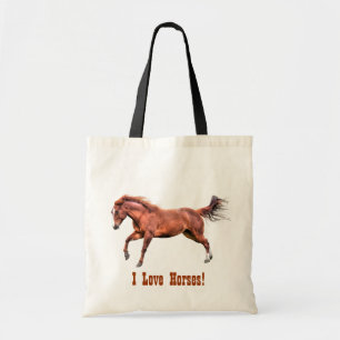 Bolso De Tela Galloping Spirit Red Dun Horse Design